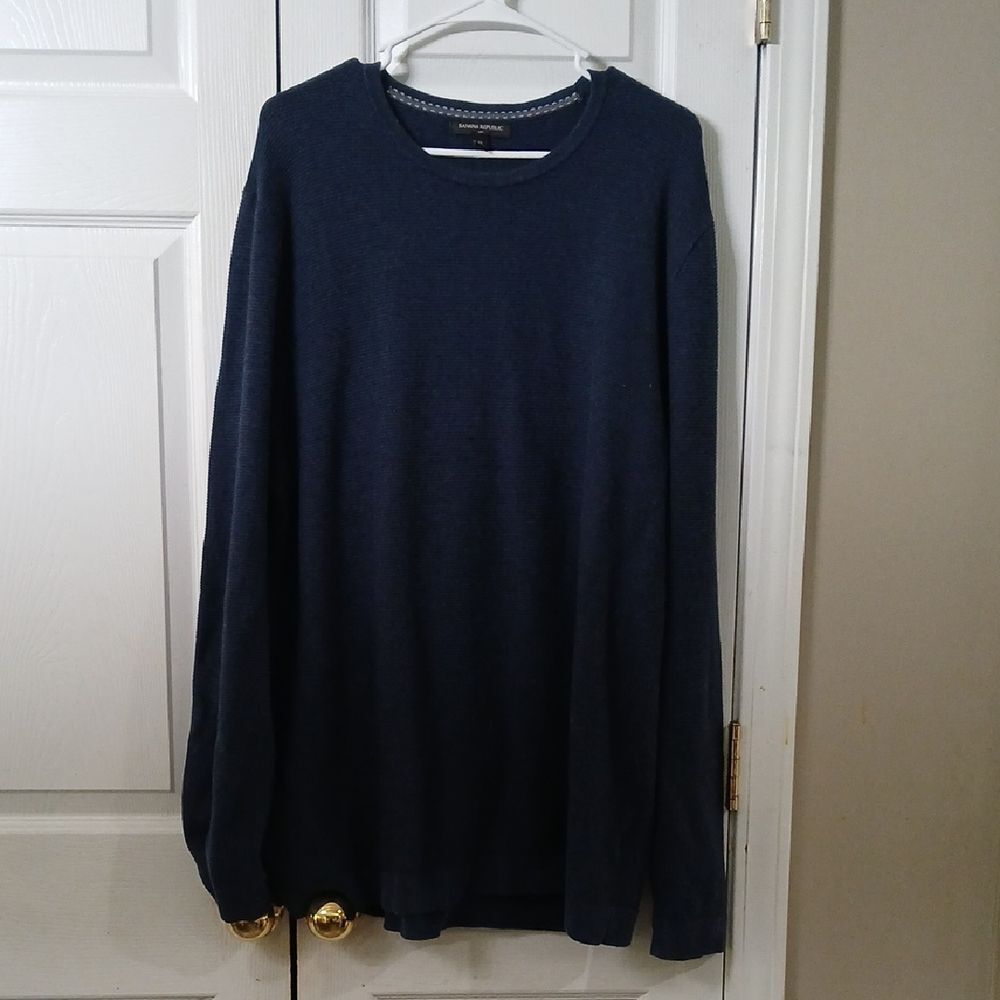 Banana Republic Factory navy lightweight sweater Sz XL NWOT